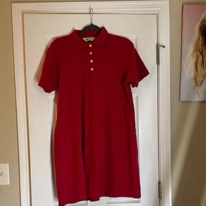 Eddie Bauer Red Polo Dress